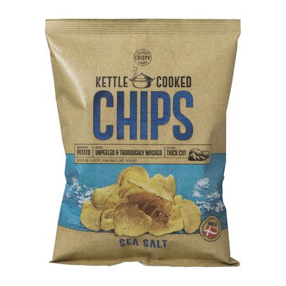 Kettle Cooked Chips - zeezout - 150 gram