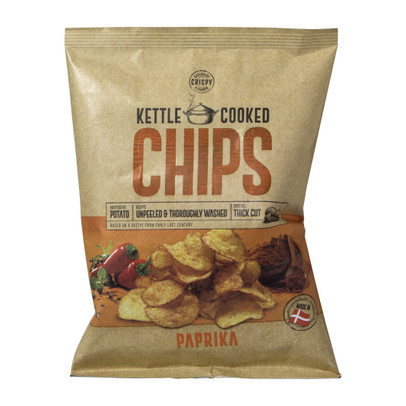 Kettle Cooked Chips - paprika - 150 gram