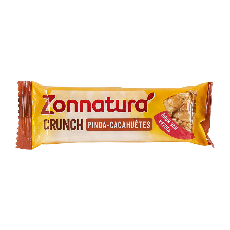 Zonnatura pinda crunch reep - 30 g