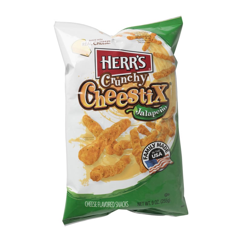 Herr&apos;s crunchy cheestix - jalapeño - 255 g