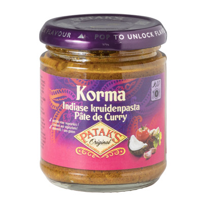 Korma Indiase kruidenpasta - Patak's - 165 g