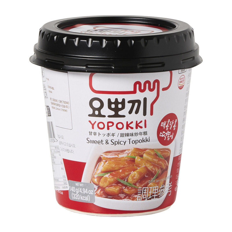 Yopokki ricecake - sweet & spicy - 140 gram