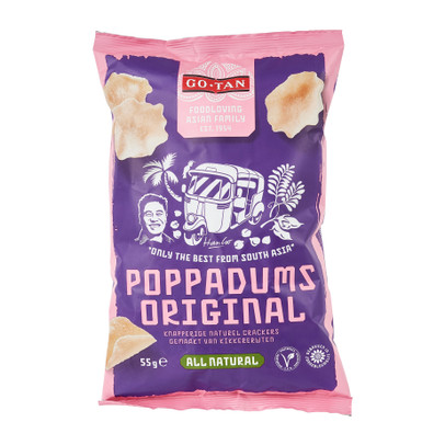 Go-Tan poppadum - 55 g 