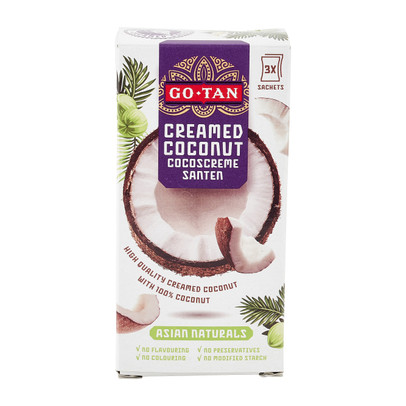 Go-Tan santen/creamed coconut - 3x50 g 