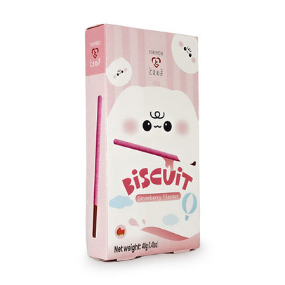 Biscuit stick - strawberry - 40 gram