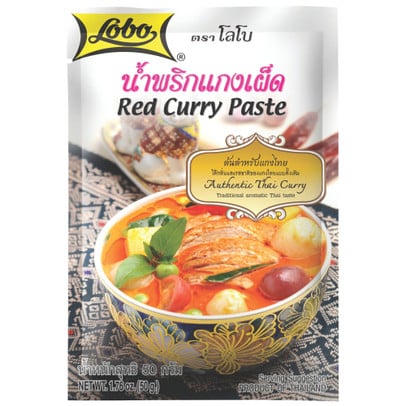 Rode currypasta - 50 gram