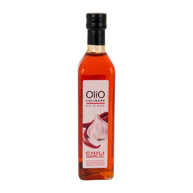 Chili knoflook olie - 500 ml