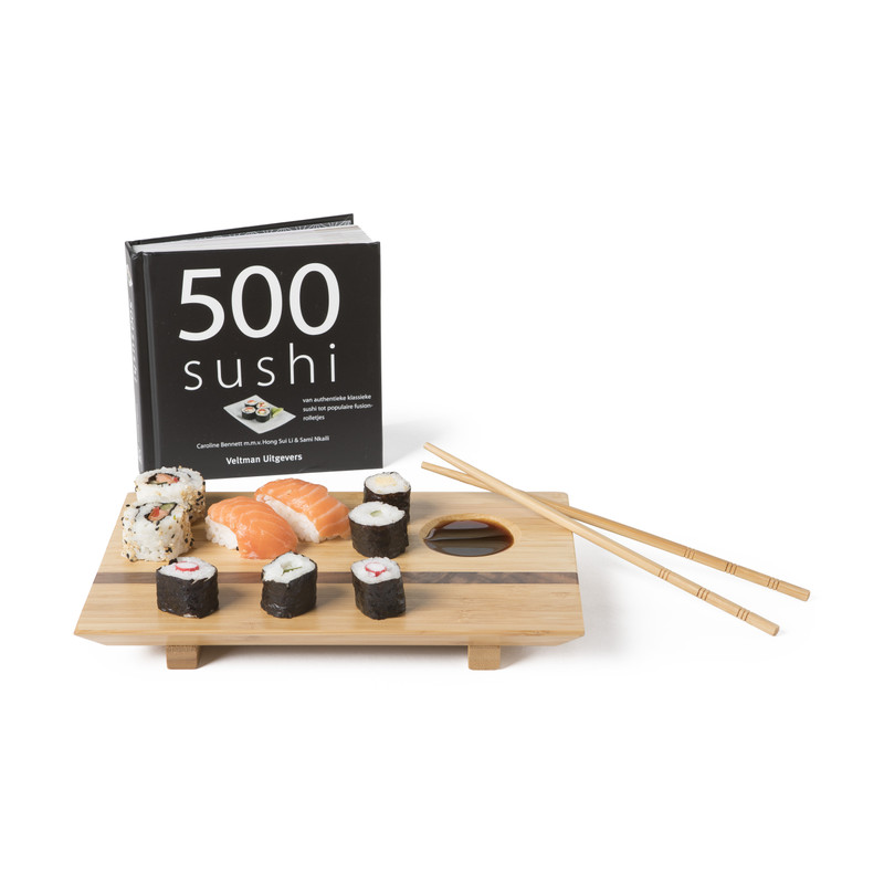 Kookboek 500 sushi – Caroline Bennett m.m.v. Hong Sui Li & Sami Nkaili