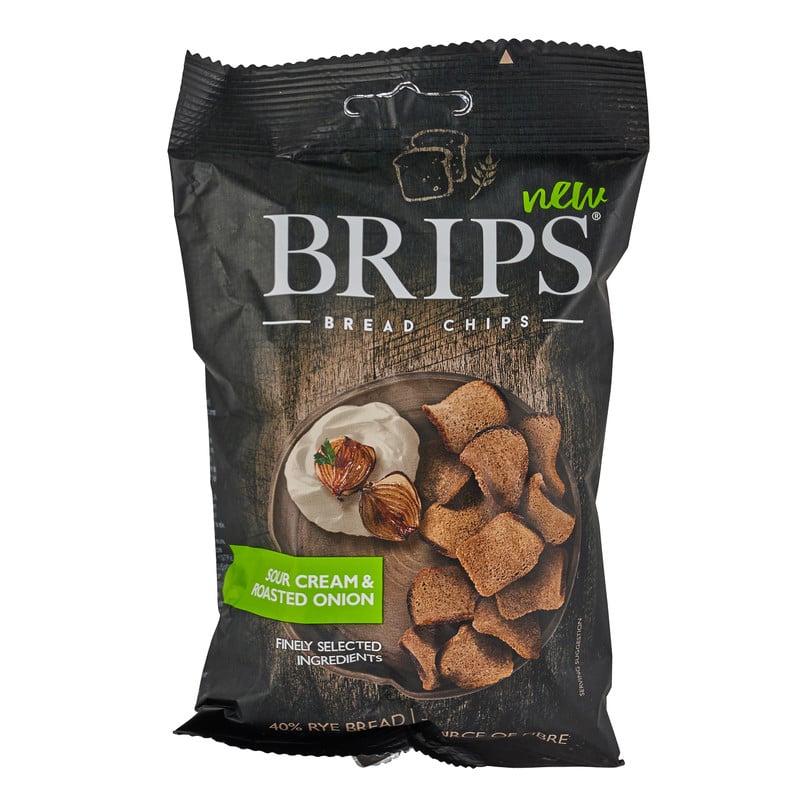 Bread chips - sour cream - 60 gram