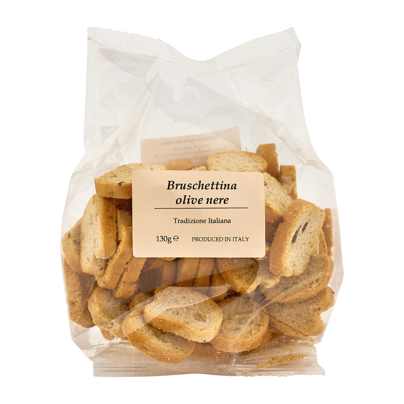 Bruschettinne zwarte olijven - 130 g