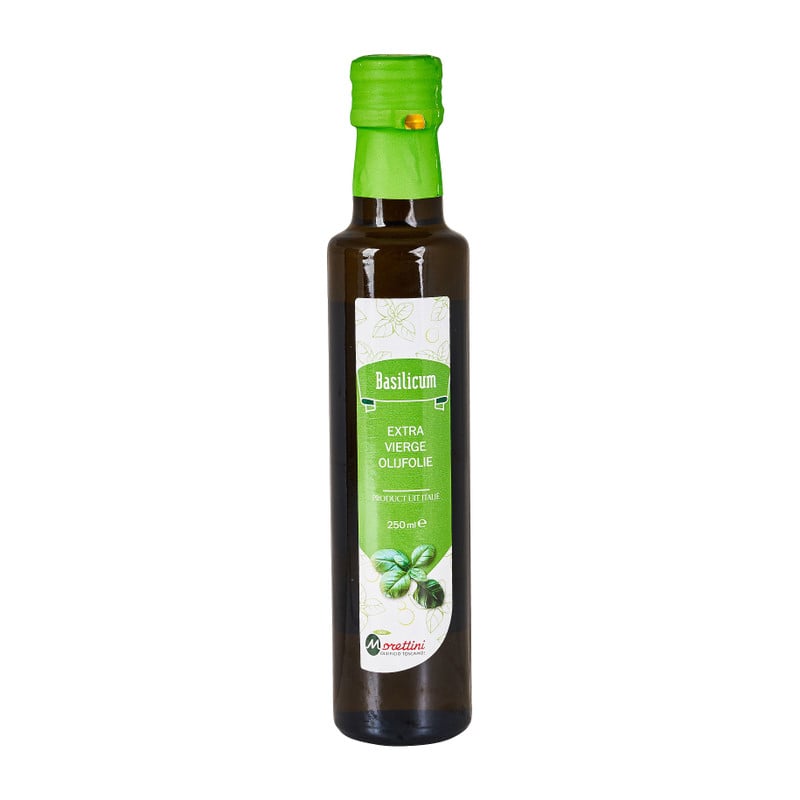 Extra vierge olijfolie - basilicum - 250 ml