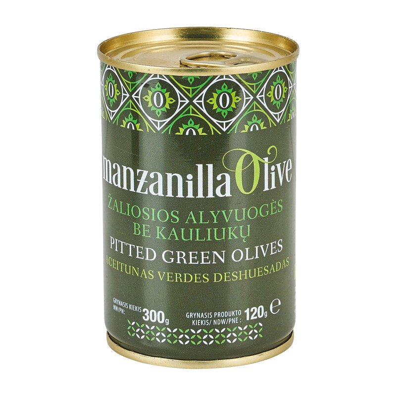 Groene olijven met pit - 120 g