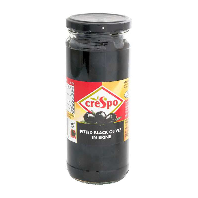 Zwarte olijven zonder pit - 467 ml