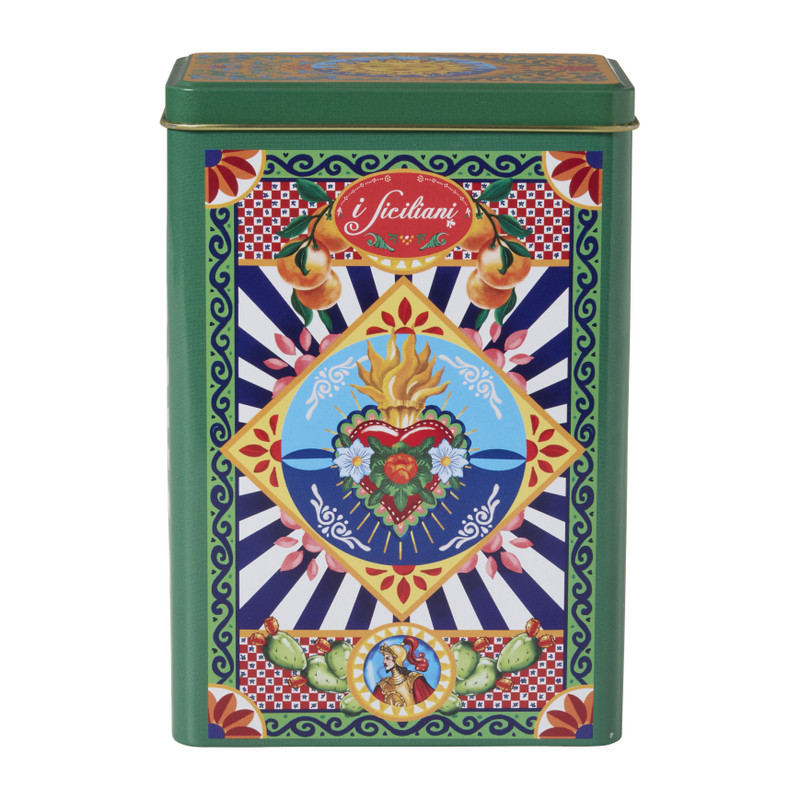Blik met nougat - groen - 250 gram 