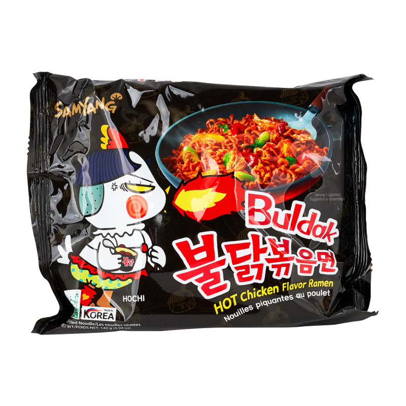 Samyang buldak noodles - hot chicken - spicy