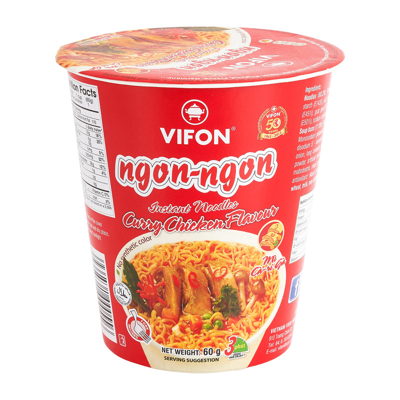 Noodles Curry chicken - 60 g