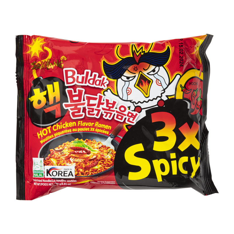 Samyang buldak noodles - hot chicken - triple spicy