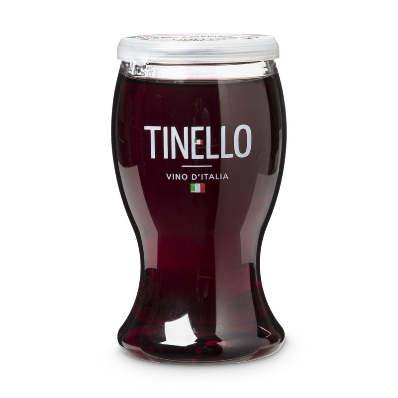 Tinello rode wijn - plastic verpakking - 187 ml