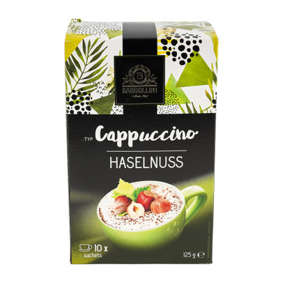 Bardollini cappuccino - hazelnoot - 8 zakjes