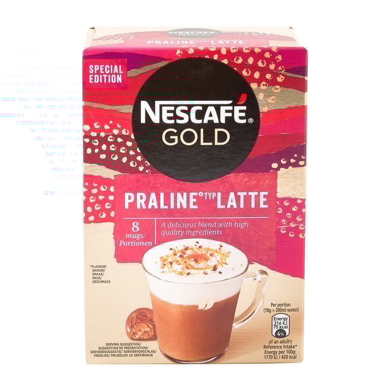 Nescafe Praline Latte - 8 zakjes