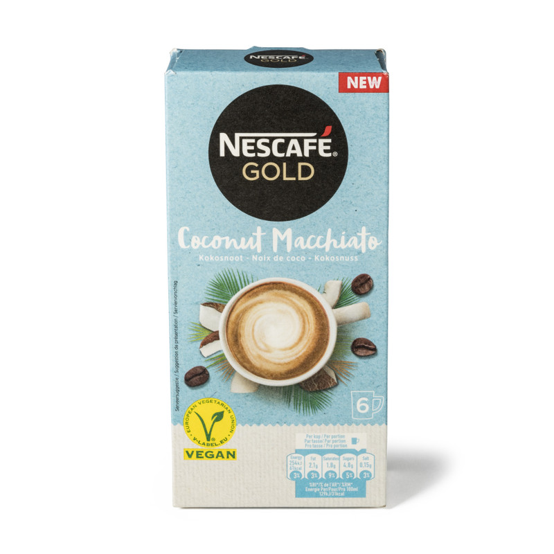 Nescafe Gold - Coconut Macchiato - 6 zakjes