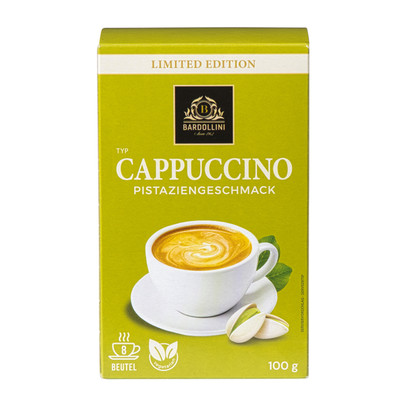 Cappuccino pistachesmaak - 100 gram