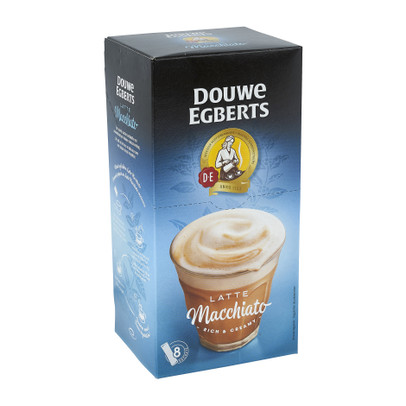 Reis Boekwinkel Voorbijganger Douwe Egberts - latte macchiato - 8 sachets | Xenos