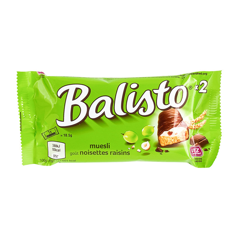 Balisto Chocolade muesli reep - 37 g
