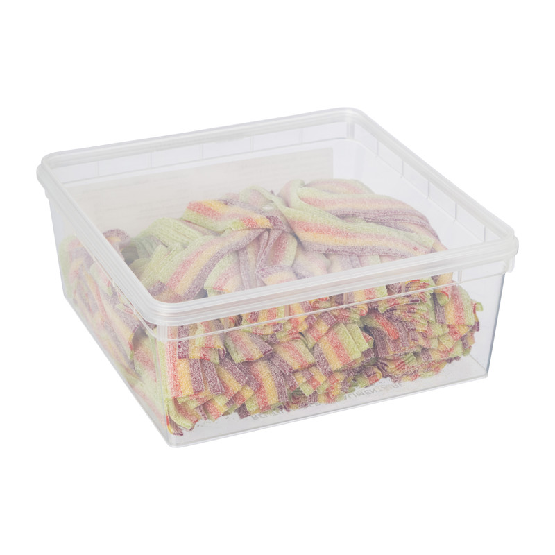 Kilo snoep zure matten - 4 kleuren - 1 kg