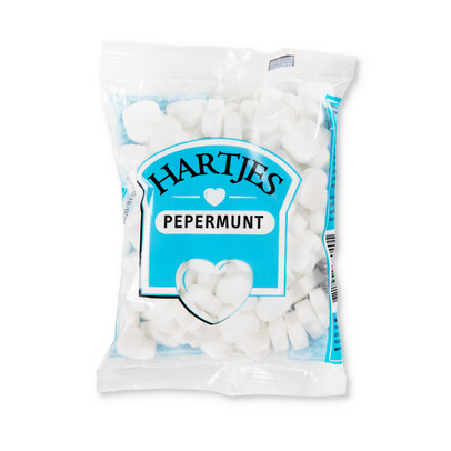 Snoephartjes pepermunt - 100 gram