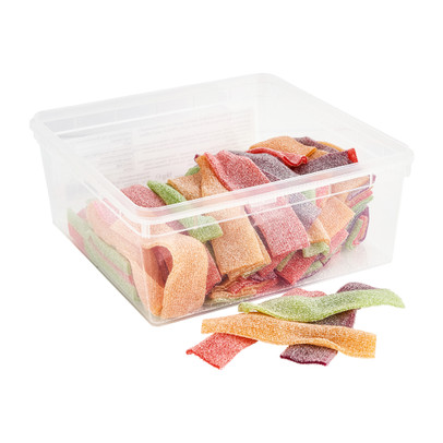 Kilo snoep zure matten - 4  smaken - 1 kg