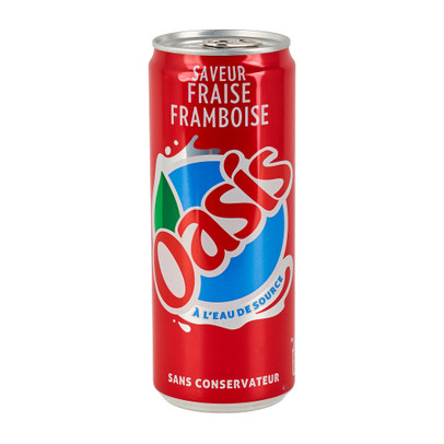 Oasis - aardbei framboos - 330 ml