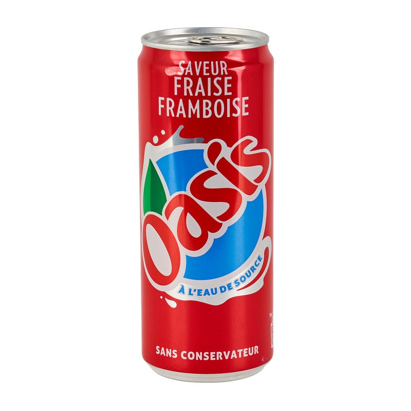 Oasis - aardbei framboos - 330 ml
