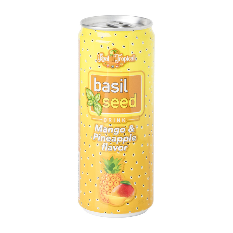 Basil seed drink - mango/ananas -  325 ml