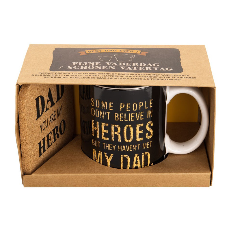 Vaderdagmok met onderzetter