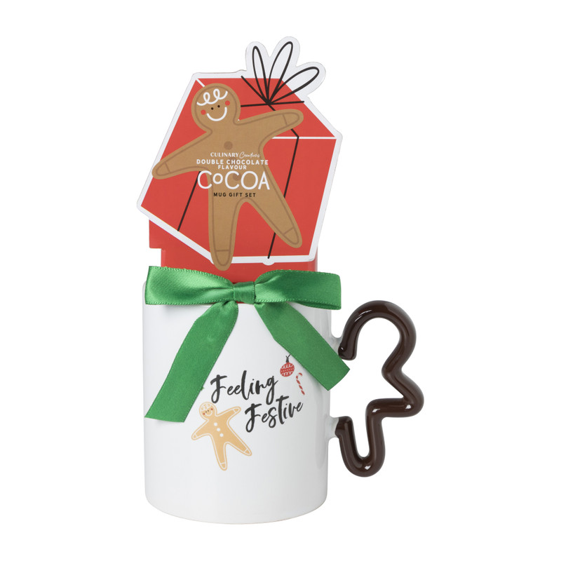 Mug giftset - met hot chocolate mix 