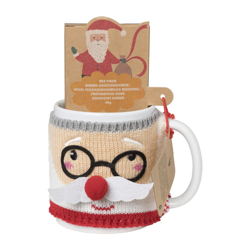 Mok mr Santa - giftset - met hot chocolate mix