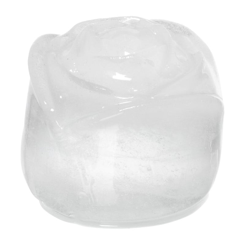 Ijsblokjes vorm roos - roze - ø13x5.5 cm