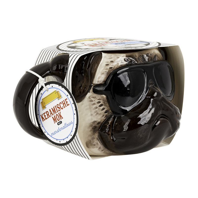 Hondenmok met marshmallows