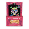 Veldfles skull met pinda's - zwart