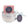 Cadeauset grote beker - chocolate heaven - rood/blauw 
