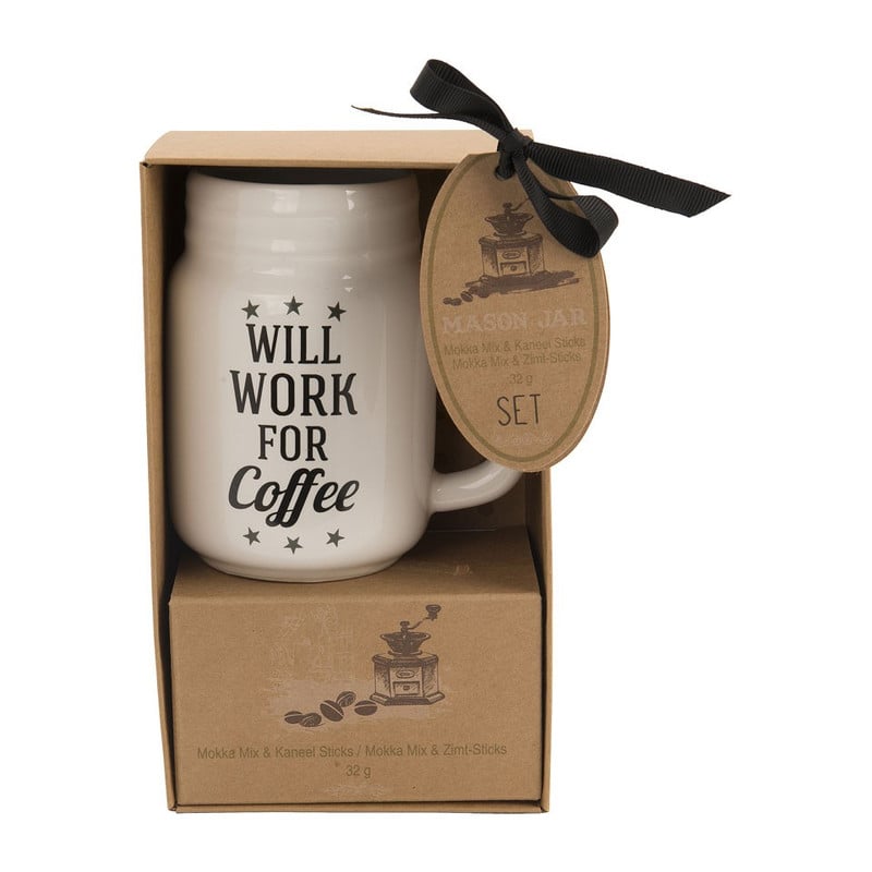 Cadeauset Mason Jar coffee Xenos