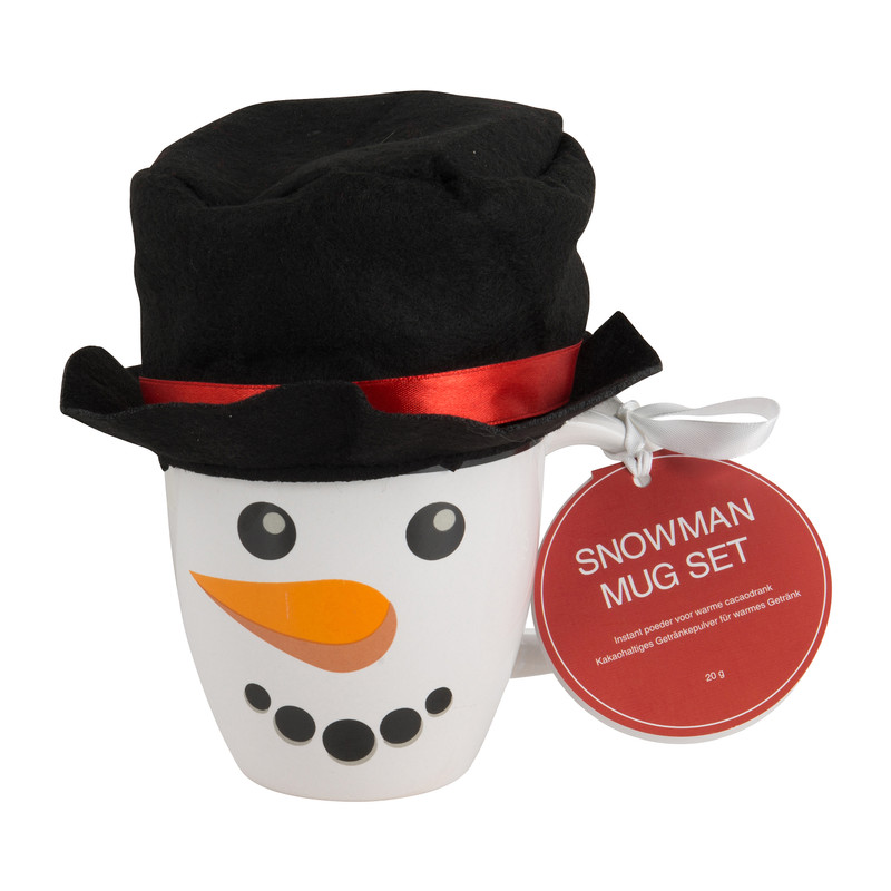 Beker met mutsje - 30 cl - gingerbread man