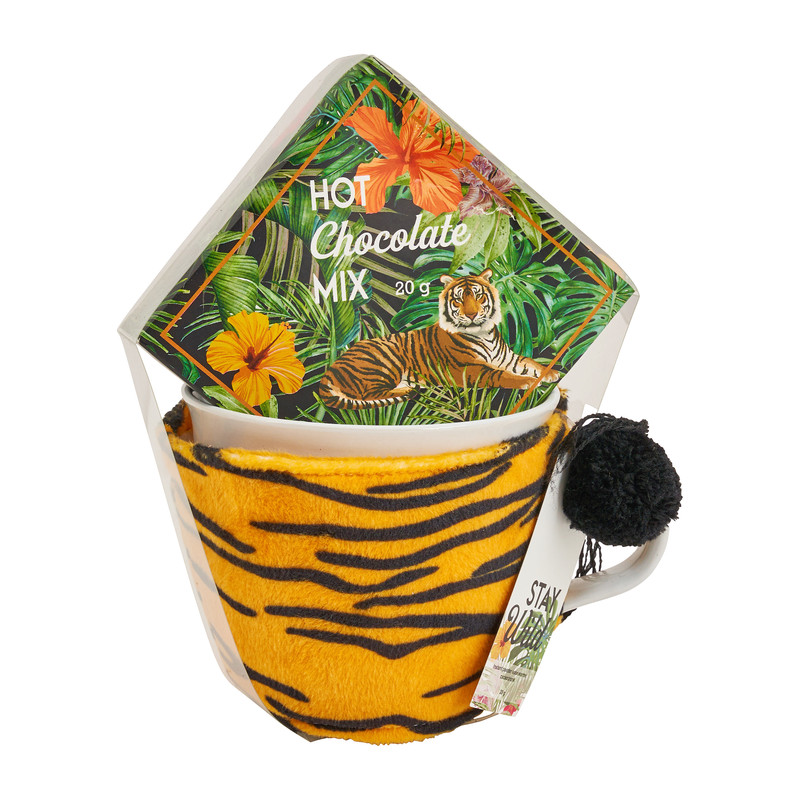 Mok giftset tijger - hot chocolate