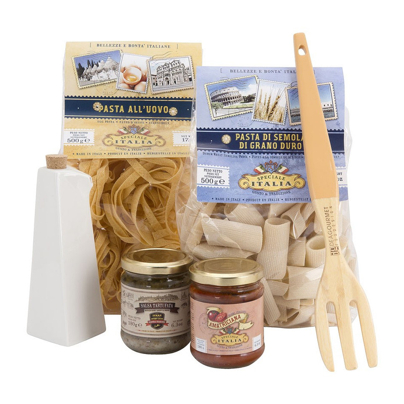 Pastapakket met tomatensaus - truffel