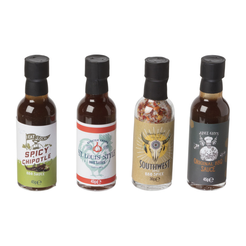 BBQ saus giftset - set van 4