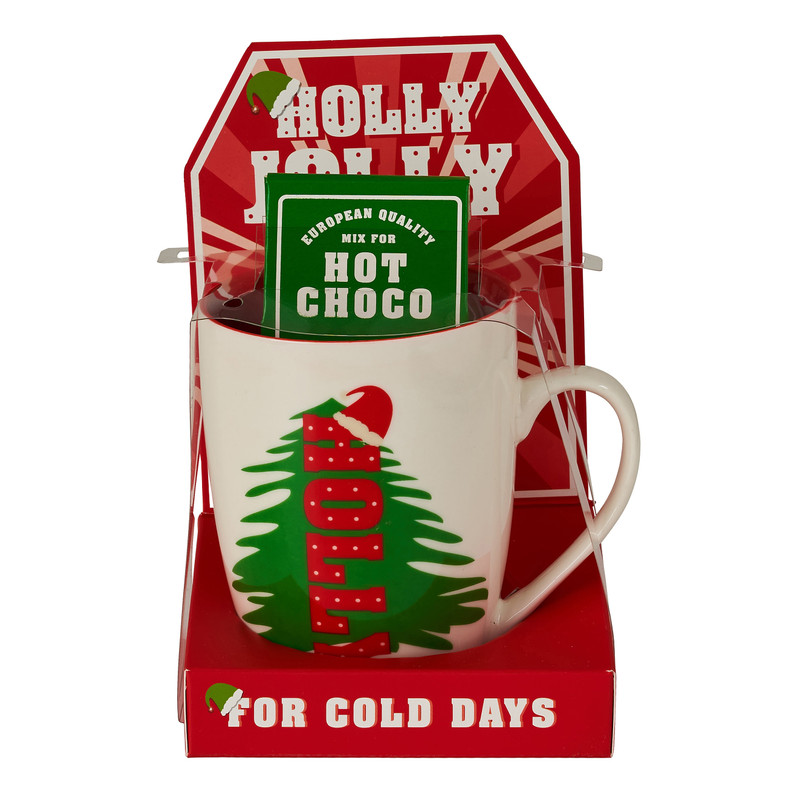 X-mas mok holly jolly