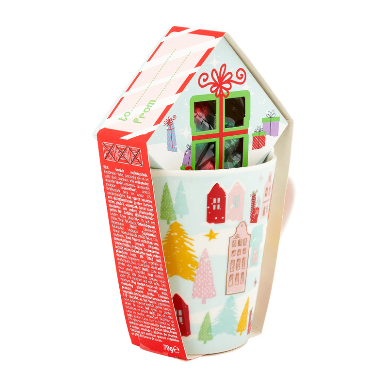 Cadeauset mok Holly Jolly - 20 cl