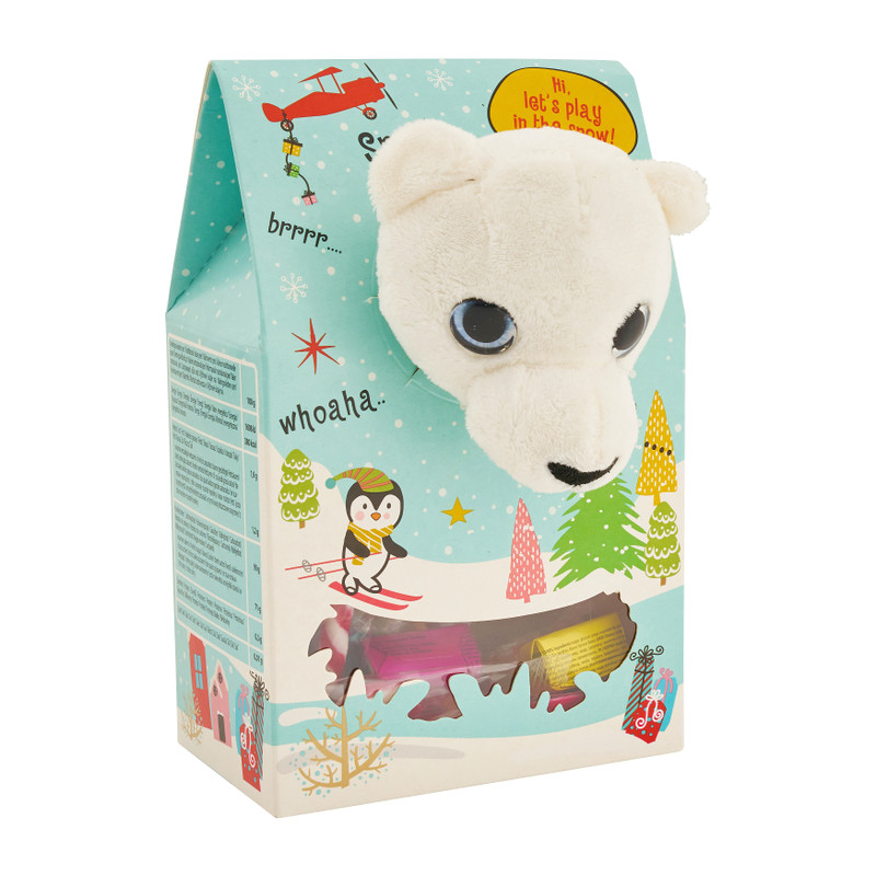 Giftset knuffel met snoep - diverse varianten - 100 g