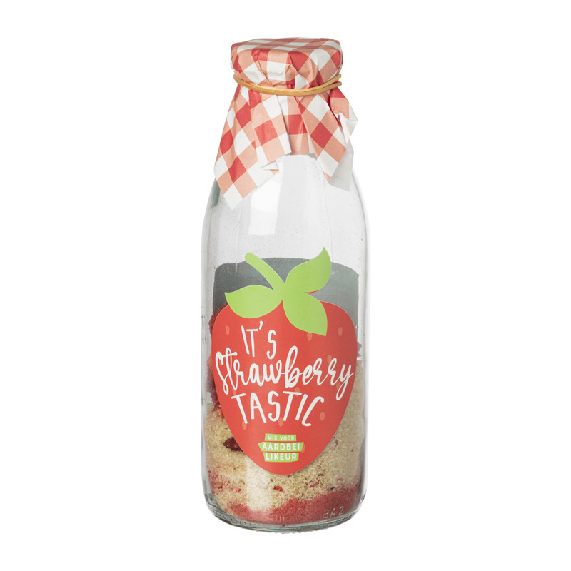 Fruitig mixdrankje - aardbeien - voor 500 ml